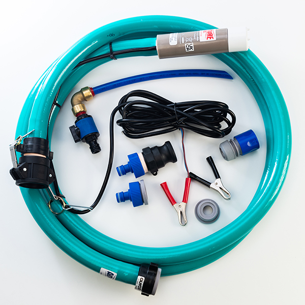 High Flow 12V Water Transfer Pump Kit bundle WITH Canvas Bag - Image 2