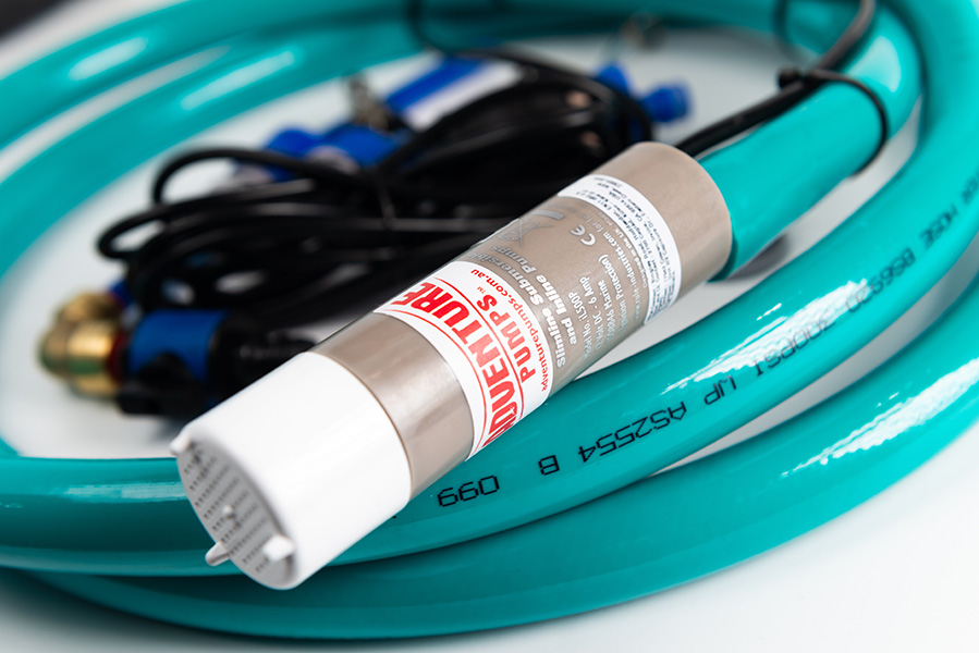 High Flow 12V Water Transfer Pump Kit bundle WITH Canvas Bag - Image 4