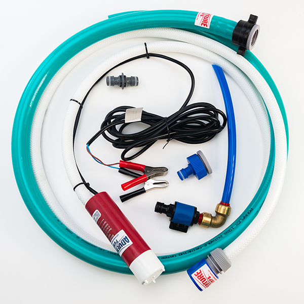 Universal 12V Water Transfer Pump Kit Bundle WITH Canvas Bag - Image 2
