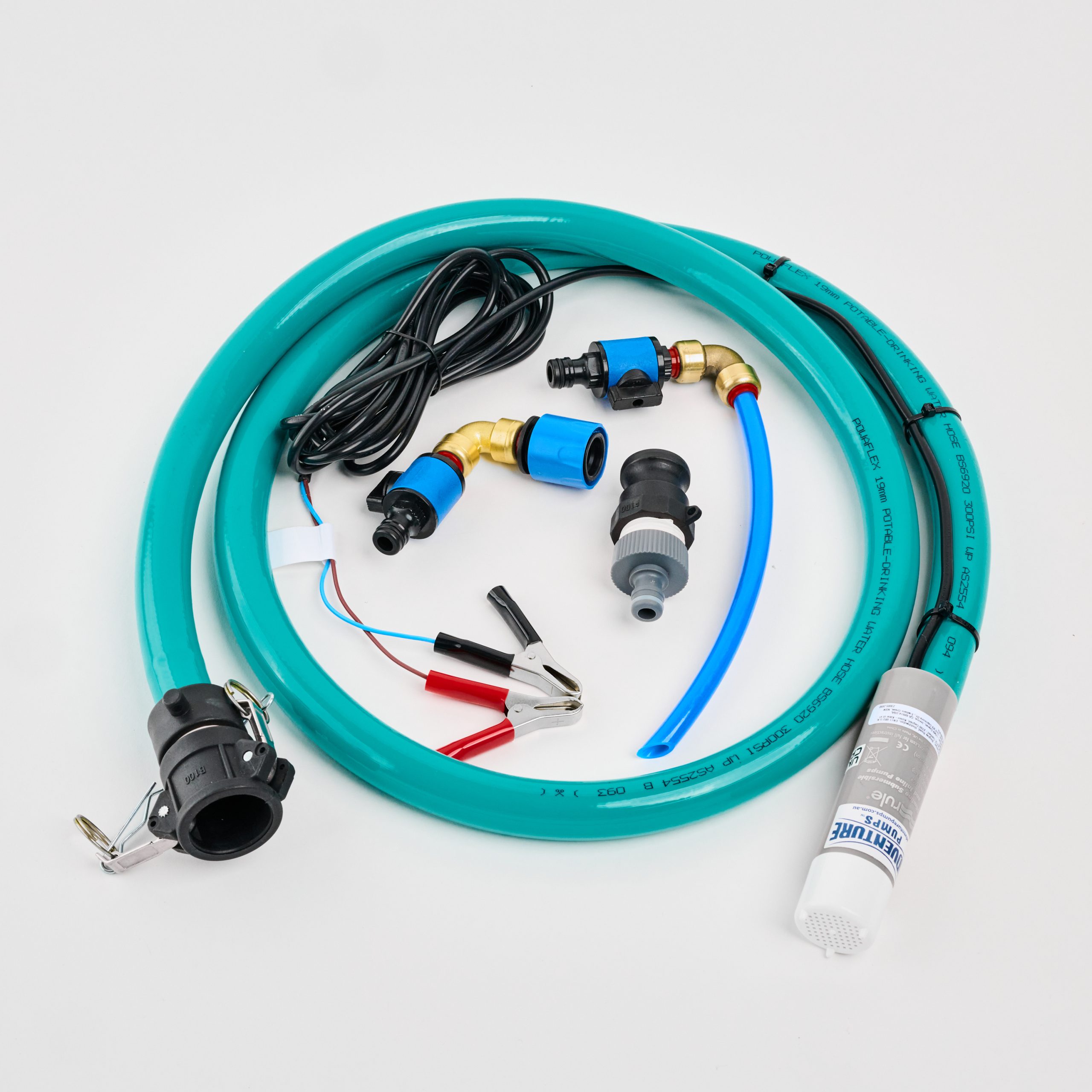 High Flow 12V Water Transfer Pump Kit WITHOUT Canvas Bag - Image 6