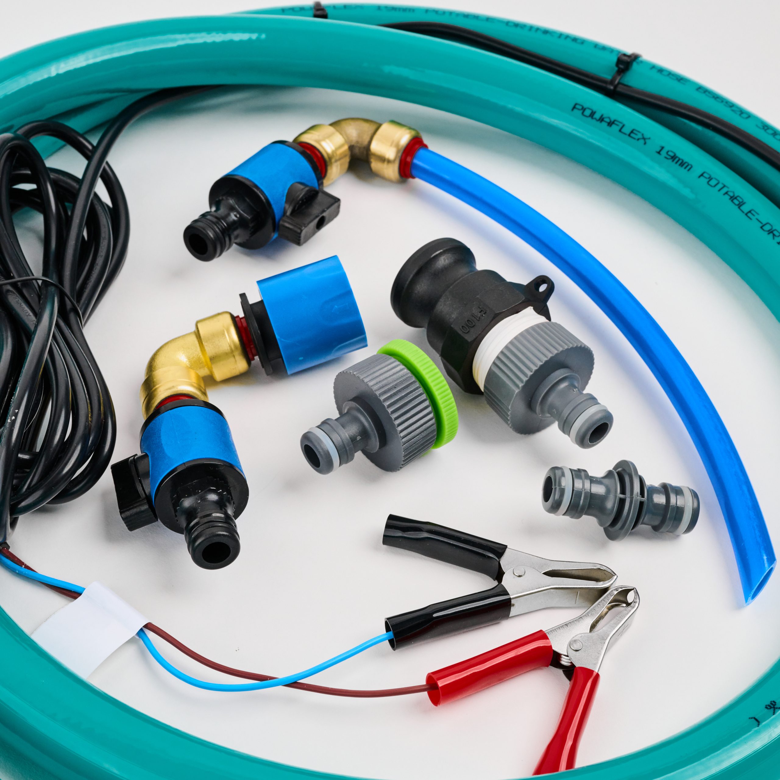 High Flow 12V Water Transfer Pump Kit WITHOUT Canvas Bag - Image 2