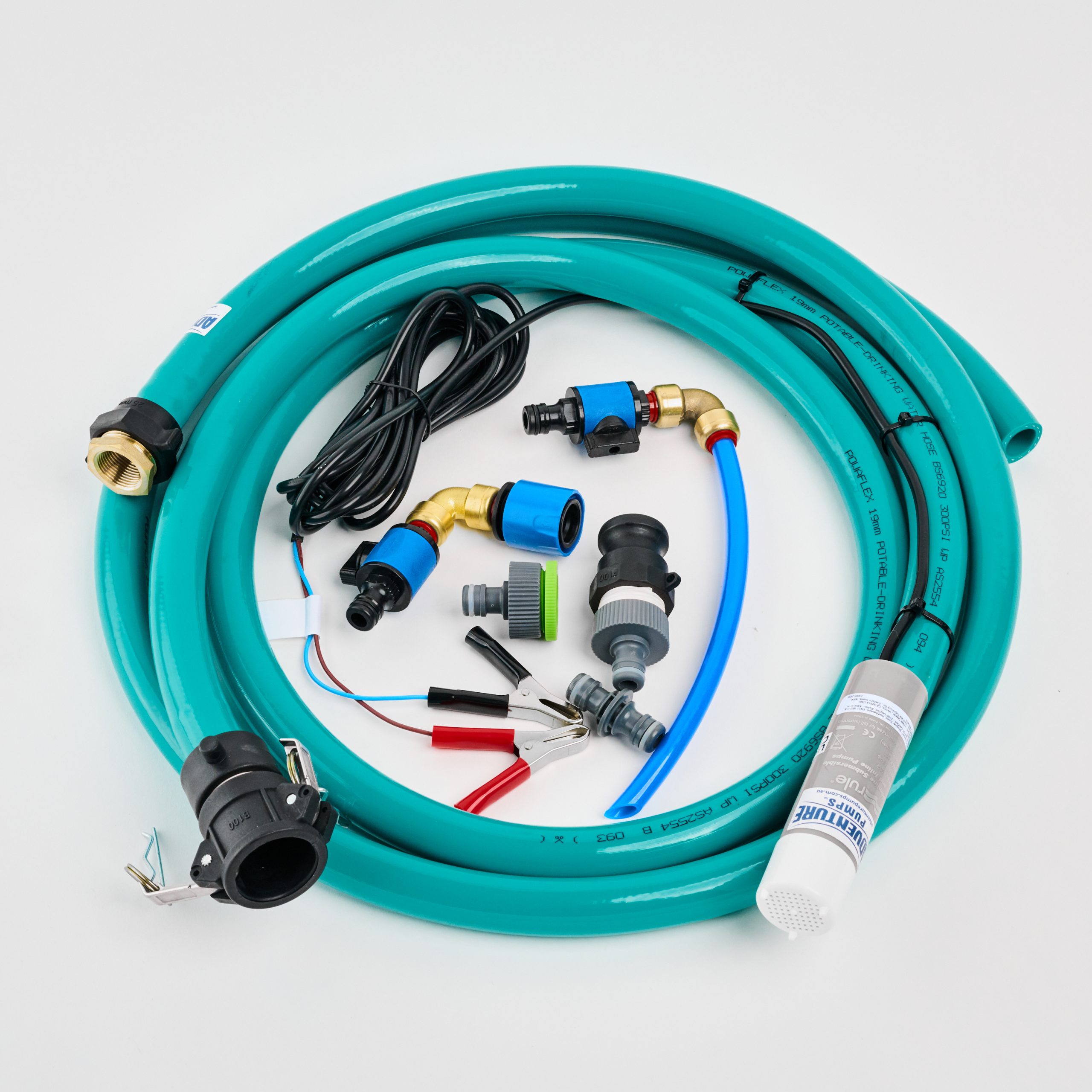 High Flow 12V Water Transfer Pump Kit WITHOUT Canvas Bag - Image 5