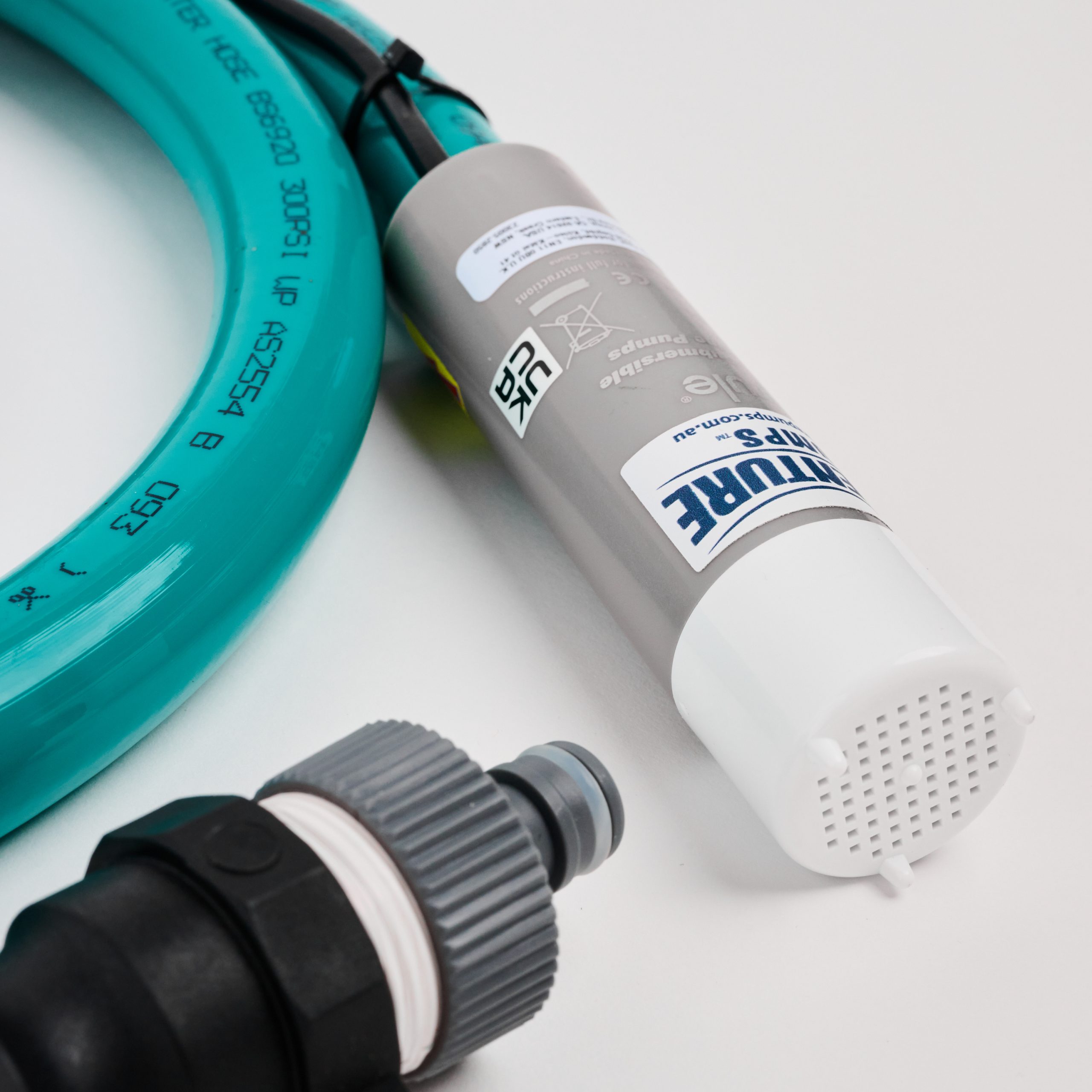 High Flow 12V Water Transfer Pump Kit WITHOUT Canvas Bag - Image 4