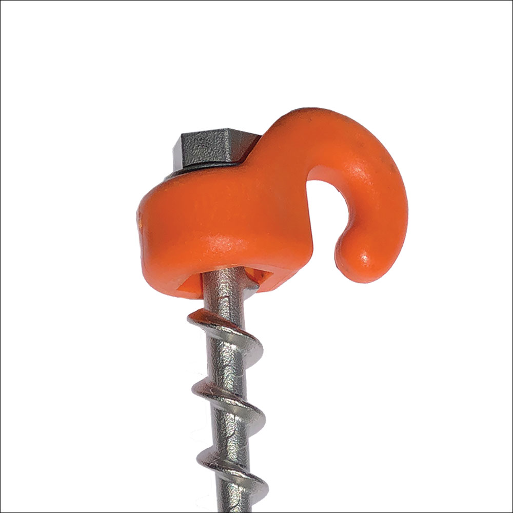 Ground Dog™ Screw In Pegs with Hook Collars - Image 4
